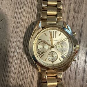 Michael Kors Gold-Tone Chronograph Watch